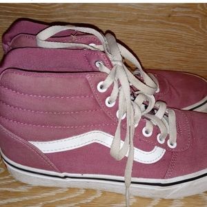 Violet high top vans